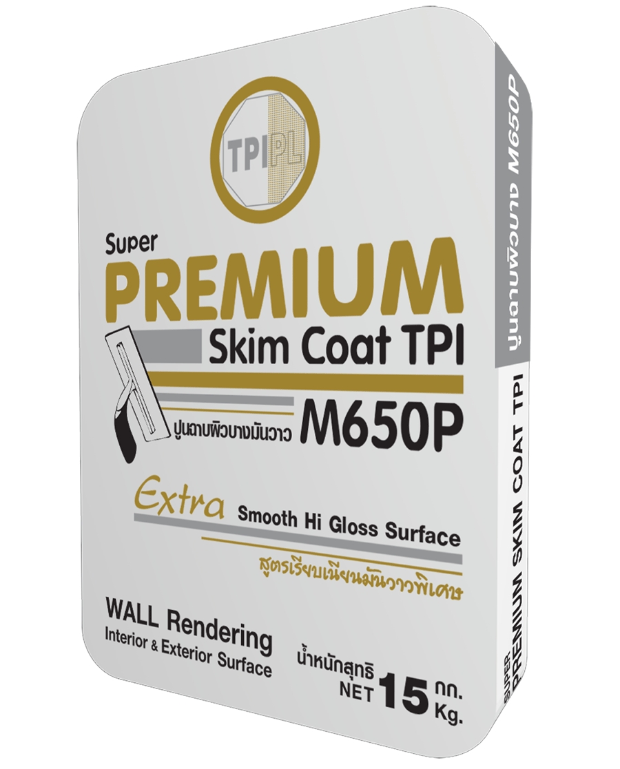 ปูนฉาบผิวบาง Super Premium Skim Coat TPI (M650P)